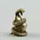 Thumbnail: Curio Chinese Bronze Zodiac Animal Snake Wealth Money Yuanbao Small Statue