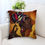 Thumbnail: Traditional African Arts Decoration Cushion Cover Abstract Throw Pillow Cover