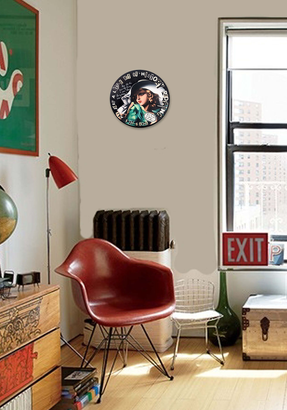 Miniature : Le vinyle mix De Lempicka Propellerheads en déco dans un salon arty