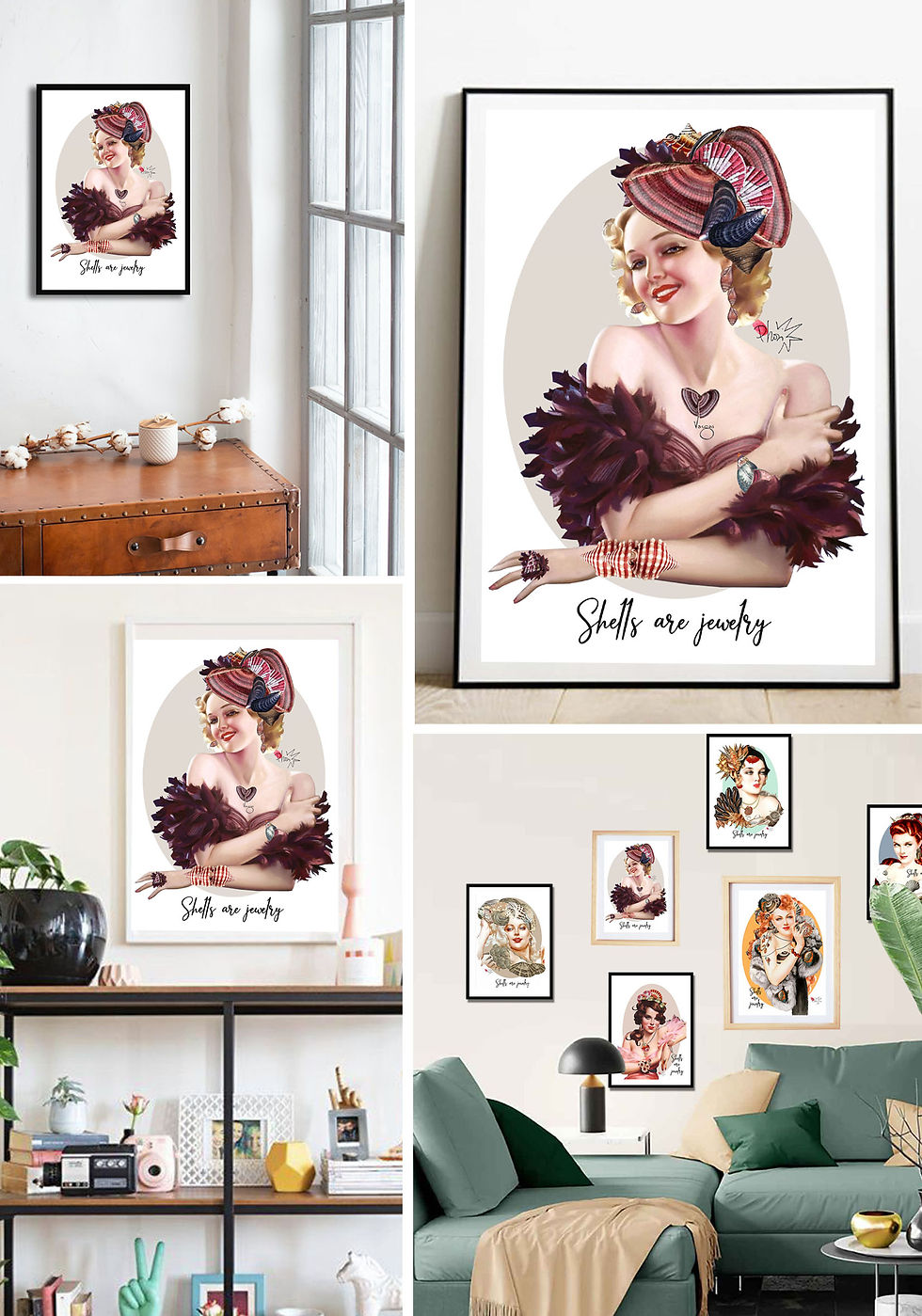 Thumbnail: Affiches | SHELLS ARE JEWELRY | LILIBETH