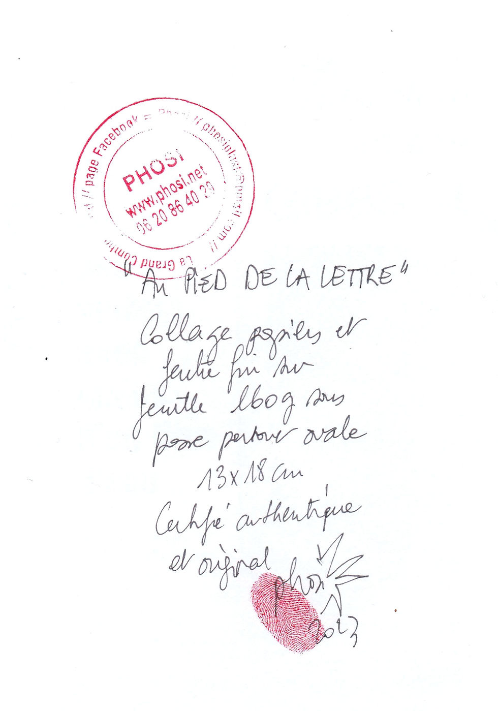 Miniature : AU PIED DE LA LETTRE | Humour