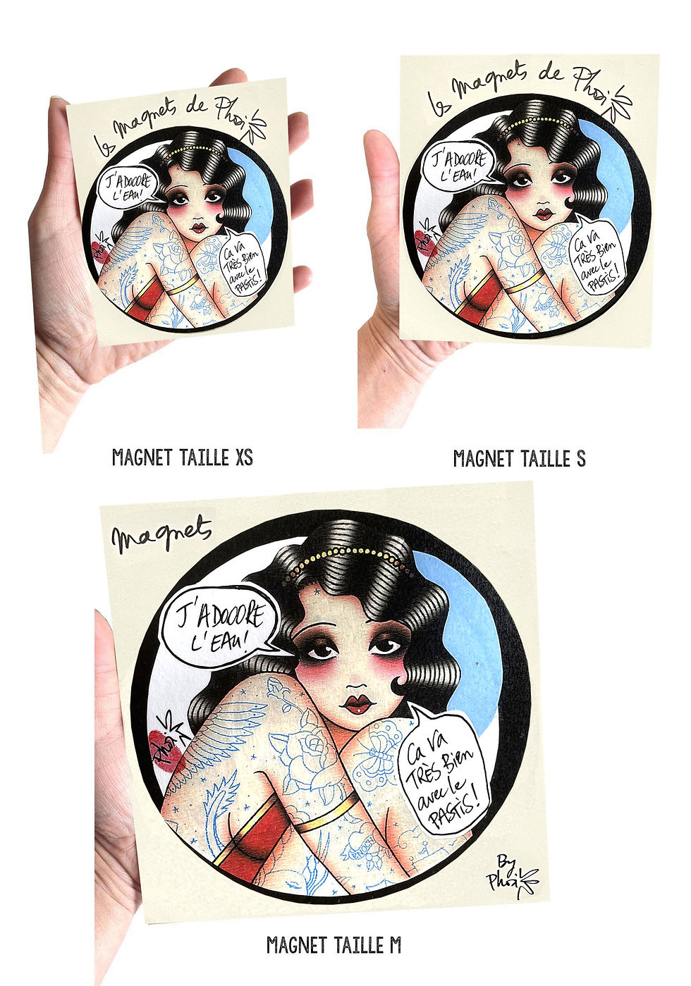 Miniature : Magnets | J'ADORE L'EAU