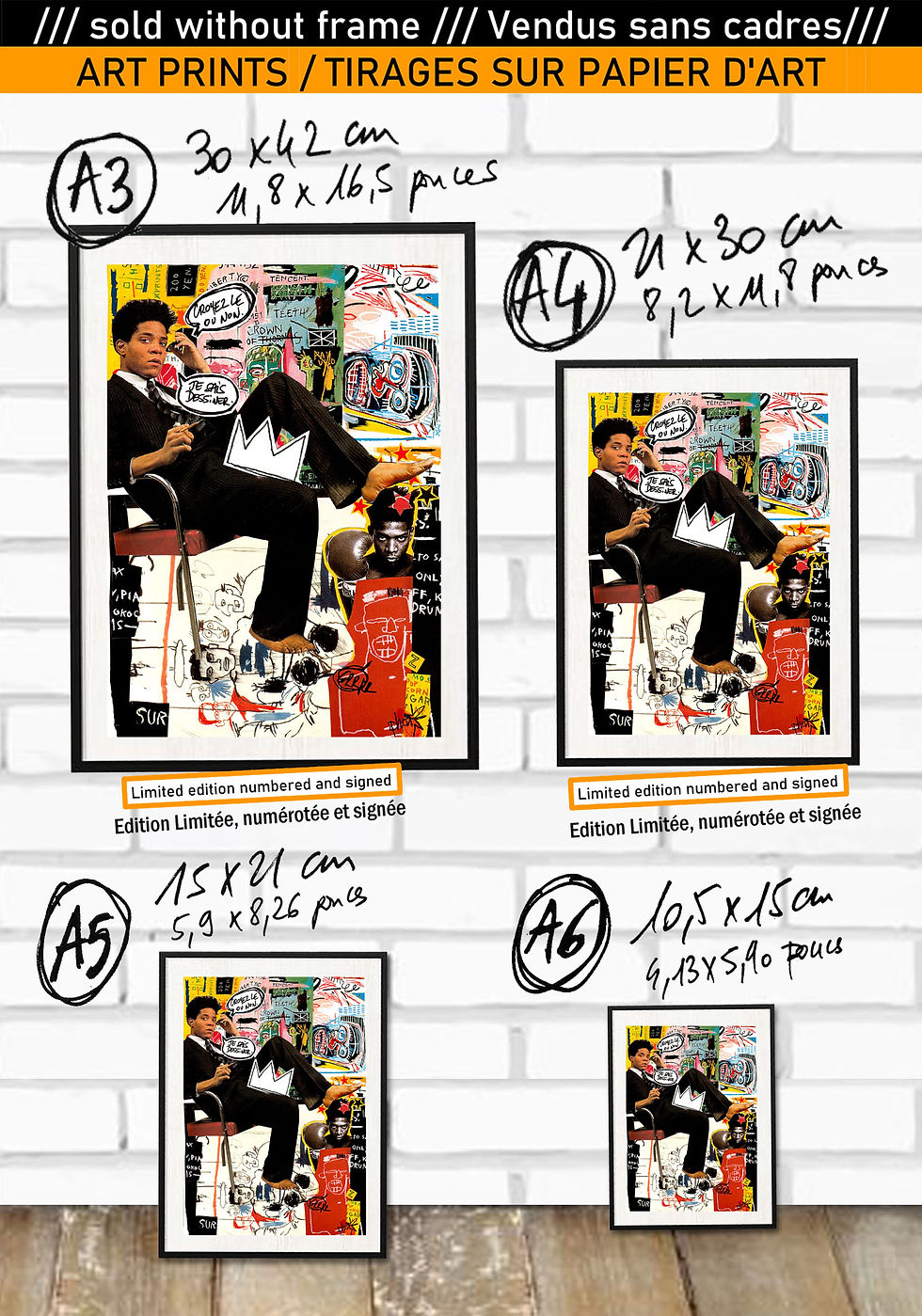 Miniature : Affiches | BASQUIAT VS BASQUIAT