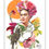 Miniature : Affiche florale avec Frida Kahlo et un oiseau