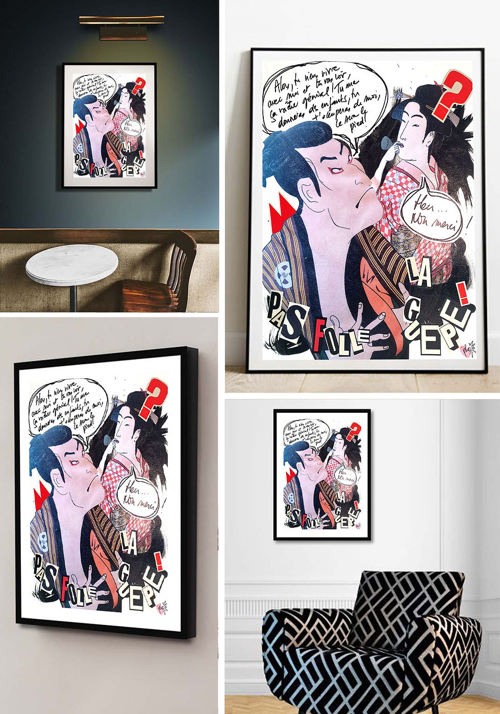 Miniature : Affiches | ASIAN TRIP FEMINISTE | PAS FOLLE LA GUEPE