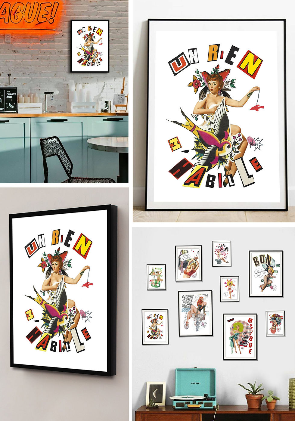 Miniature : Affiches | PIN UP | UN RIEN M'HABILLE