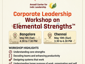 Bangalore & Chennai : Corporate Leadership Workshop
