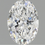 Miniatura: CORTE OVALADO  Diamante lab 1.07ct, E, VVS2
