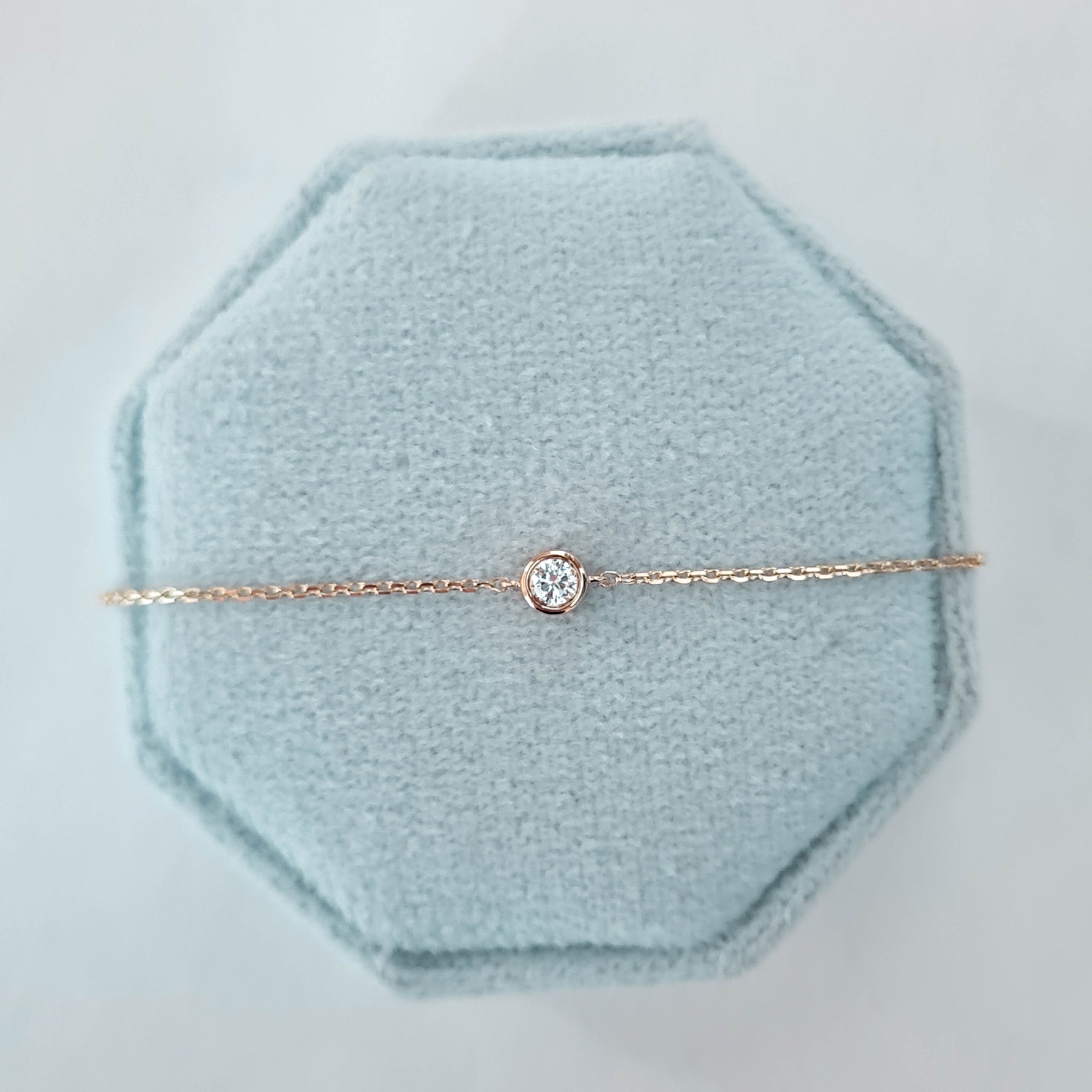 STELLA UNO, Pulsera, Oro Amarillo 14K, Diamante de lab, 0.06ct