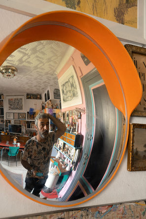 reportage photo sur Jo Brouillon, artiste peintre à Bordeaux