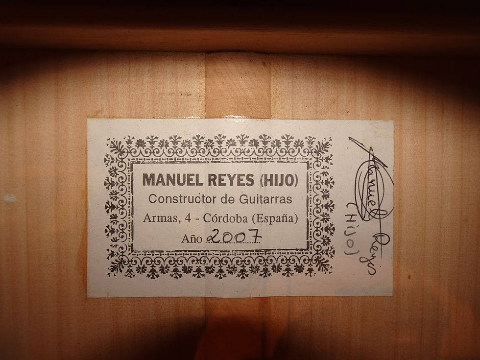サムネイル： MANUEL  REYES(Hijo)/2007年（白）◆SOLD OUT（完売）spain cordoba　　　（中古デッドストック品★★★★★・税込）