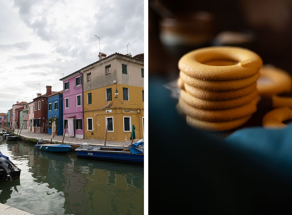 Buranelli: Venetian Cookies with butter, eggs, sugar