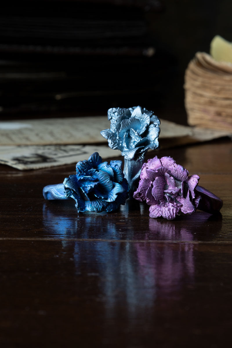 Titanium Flowers - Sculpture Jewelry Made in Venice