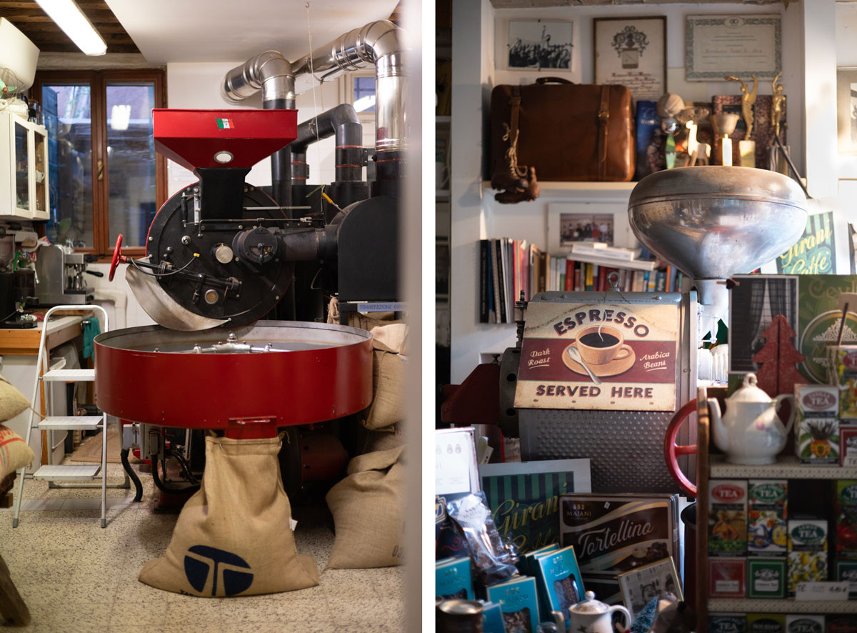 Caffè Girani the oldest coffee roaster in Venice