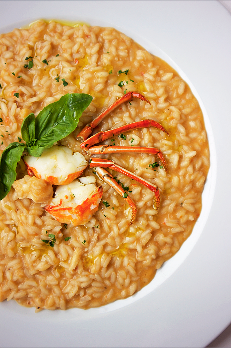 Lobster risotto, L'Essentiale restaurant, Venice
