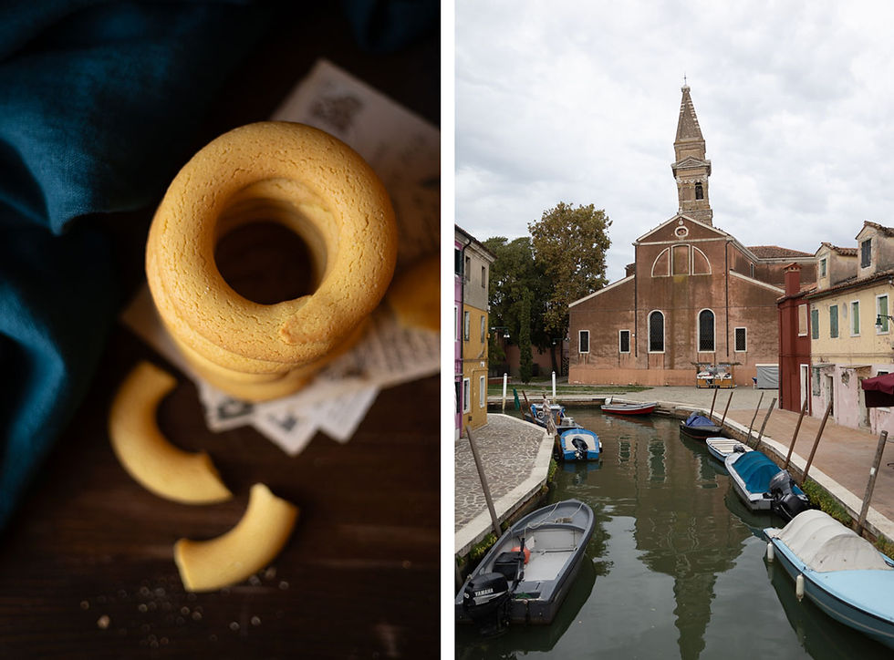Buranelli: Venetian Cookies with butter, eggs, sugar