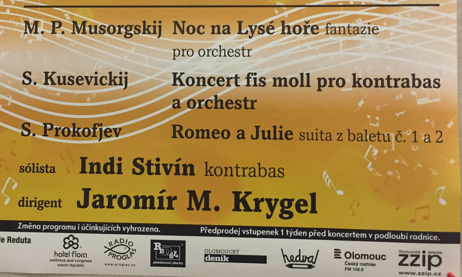 Kusevickij v Olomouci