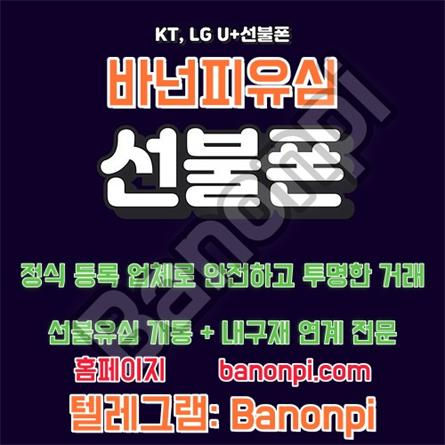 바넌피유심 온라인 선불폰 개통방법