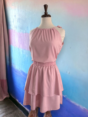 reina skirt dusty pink main image 1