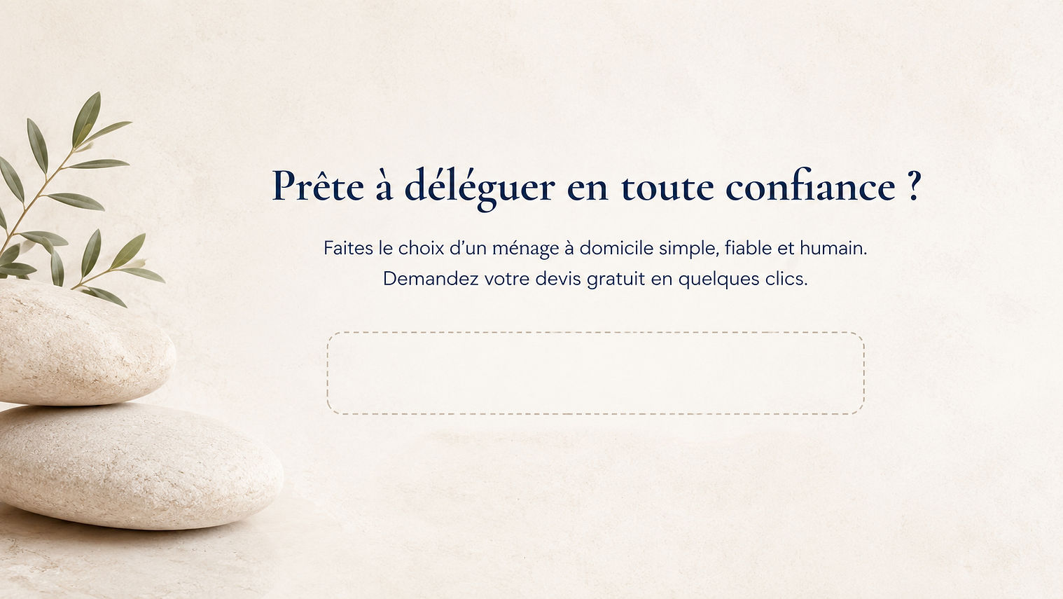 Invitation à demander un devis gratuit pour un service de ménage à domicile simple, fiable et humain en Maurienne.
