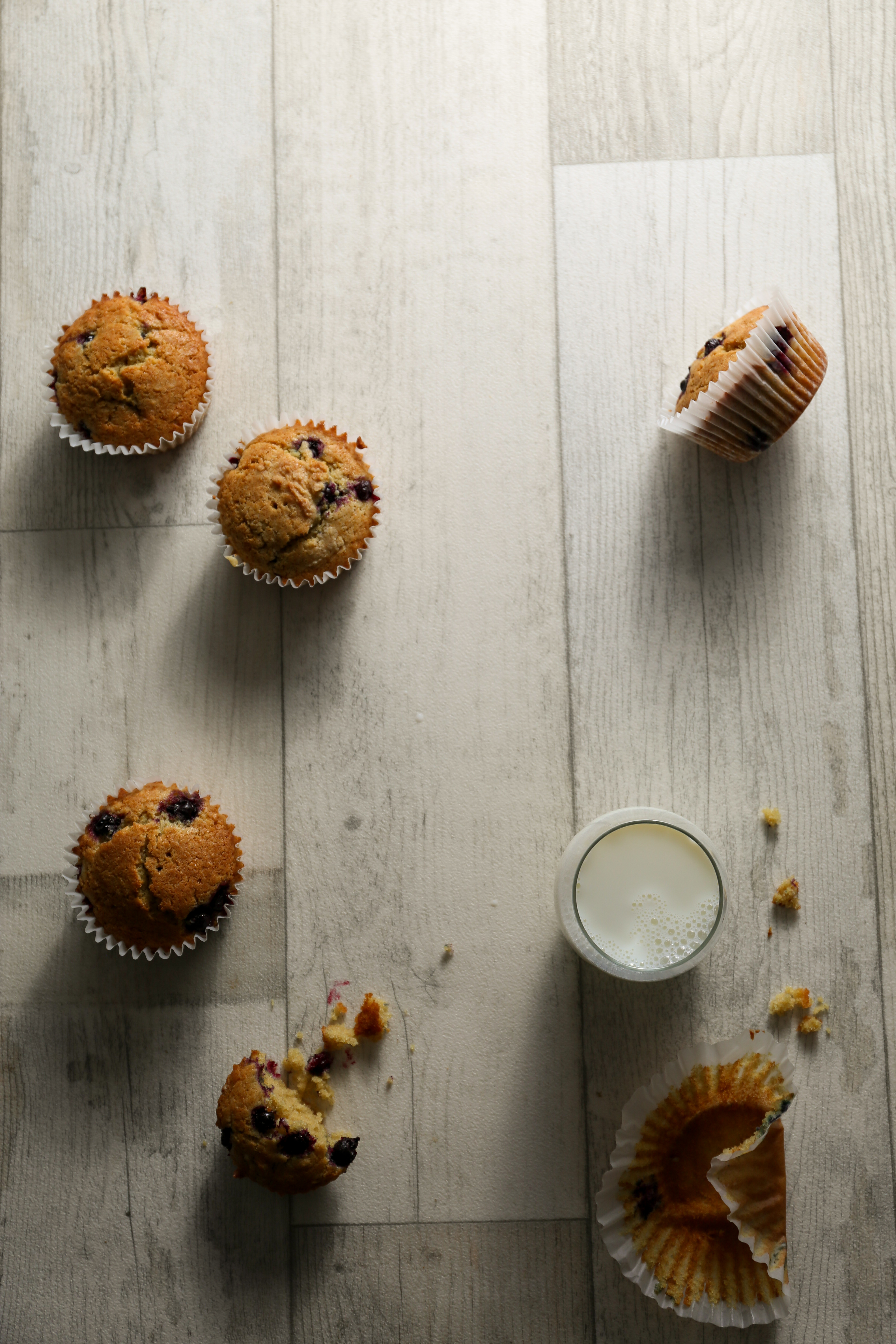 Healthy Yogurt Blueberry Muffins