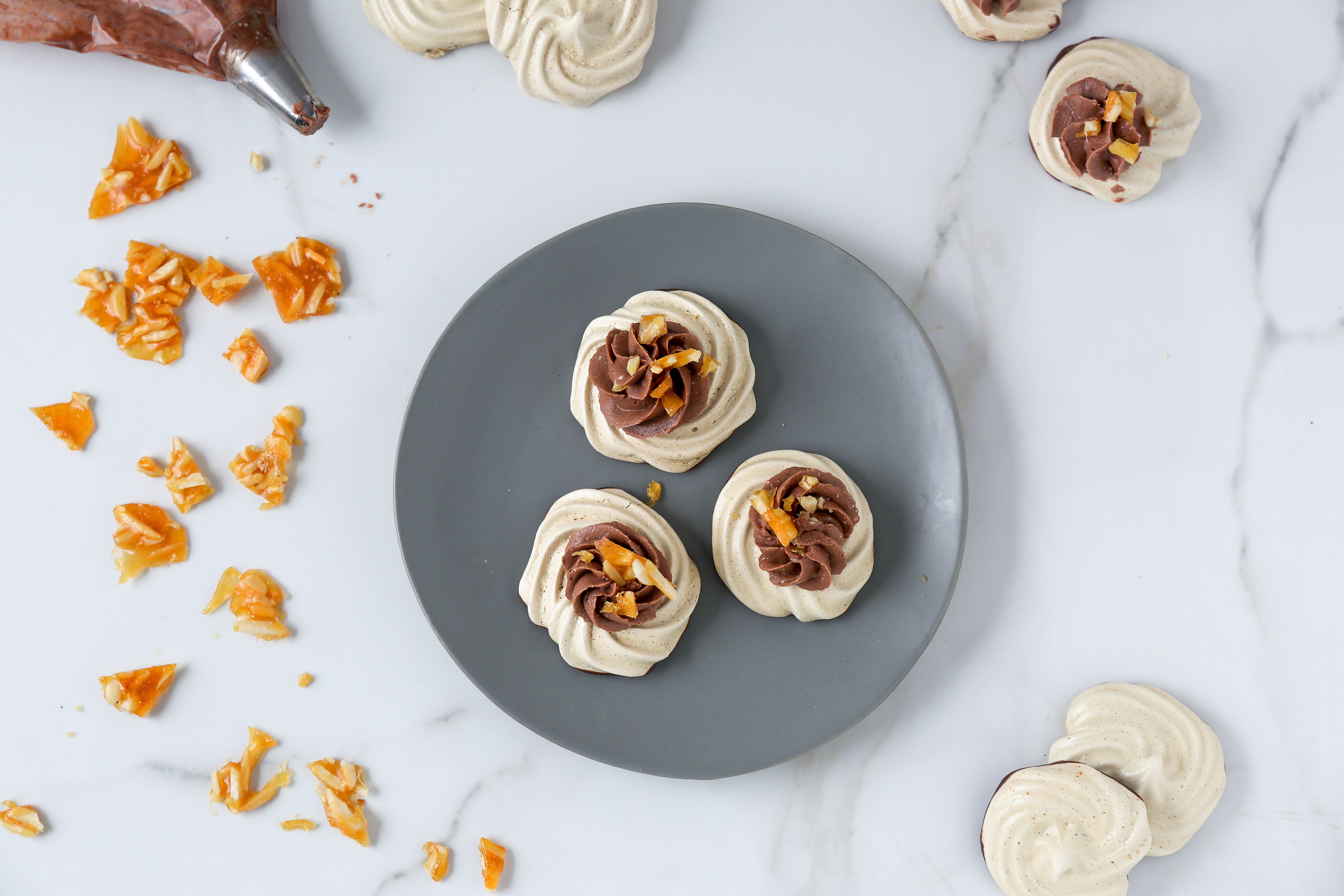 Chocolate Coffee Meringues