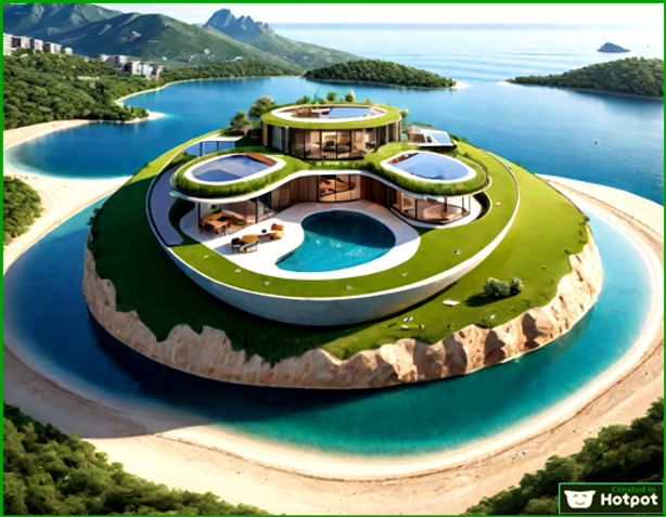Maldives in Thailand  is a project 1.For residential or business on a private island on an artificial island 10 meters high, 