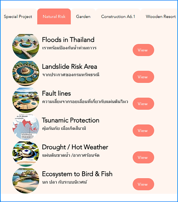Maldives in Thailand  is a project 1.For residential or business on a private island on an artificial island 10 meters high, 