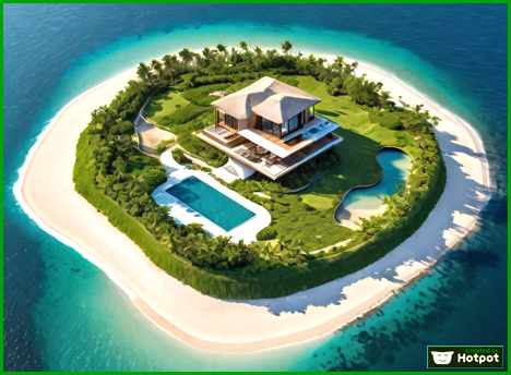 Maldives in Thailand is a project 1.For residential or business on a private island on an artificial island 10 meters high,