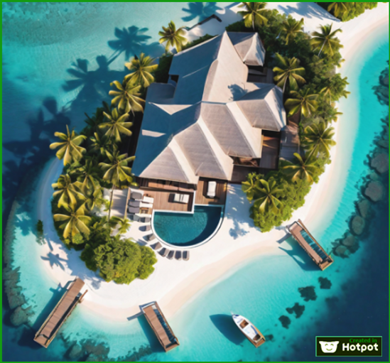 Maldives in Thailand is a project 1.For residential or business on a private island on an artificial island 10 meters high,