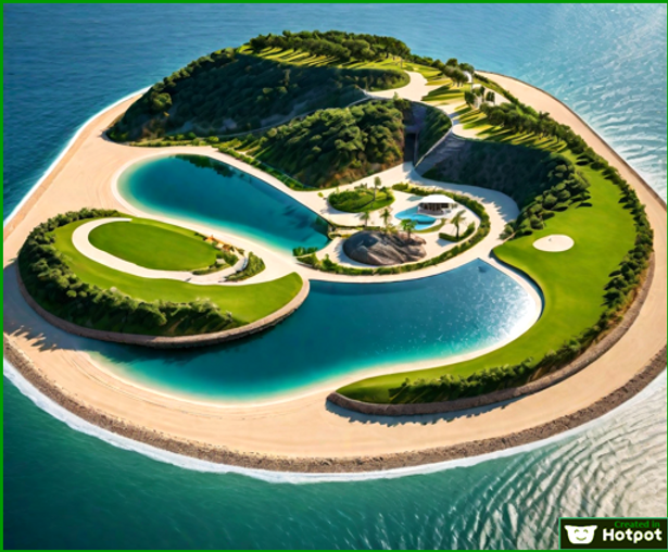 Maldives in Thailand  is a project 1.For residential or business on a private island on an artificial island 10 meters high, 