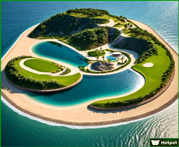 Maldives in Thailand  is a project 1.For residential or business on a private island on an artificial island 10 meters high, 