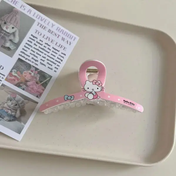 Thumbnail: Hello Kitty Hair Claw Clips – Cute Kawaii Hair Accessories 🎀