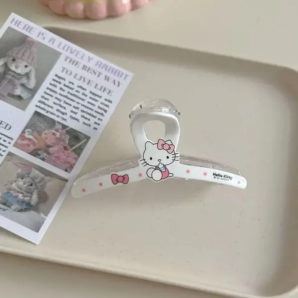 Thumbnail: Hello Kitty Hair Claw Clips – Cute Kawaii Hair Accessories 🎀