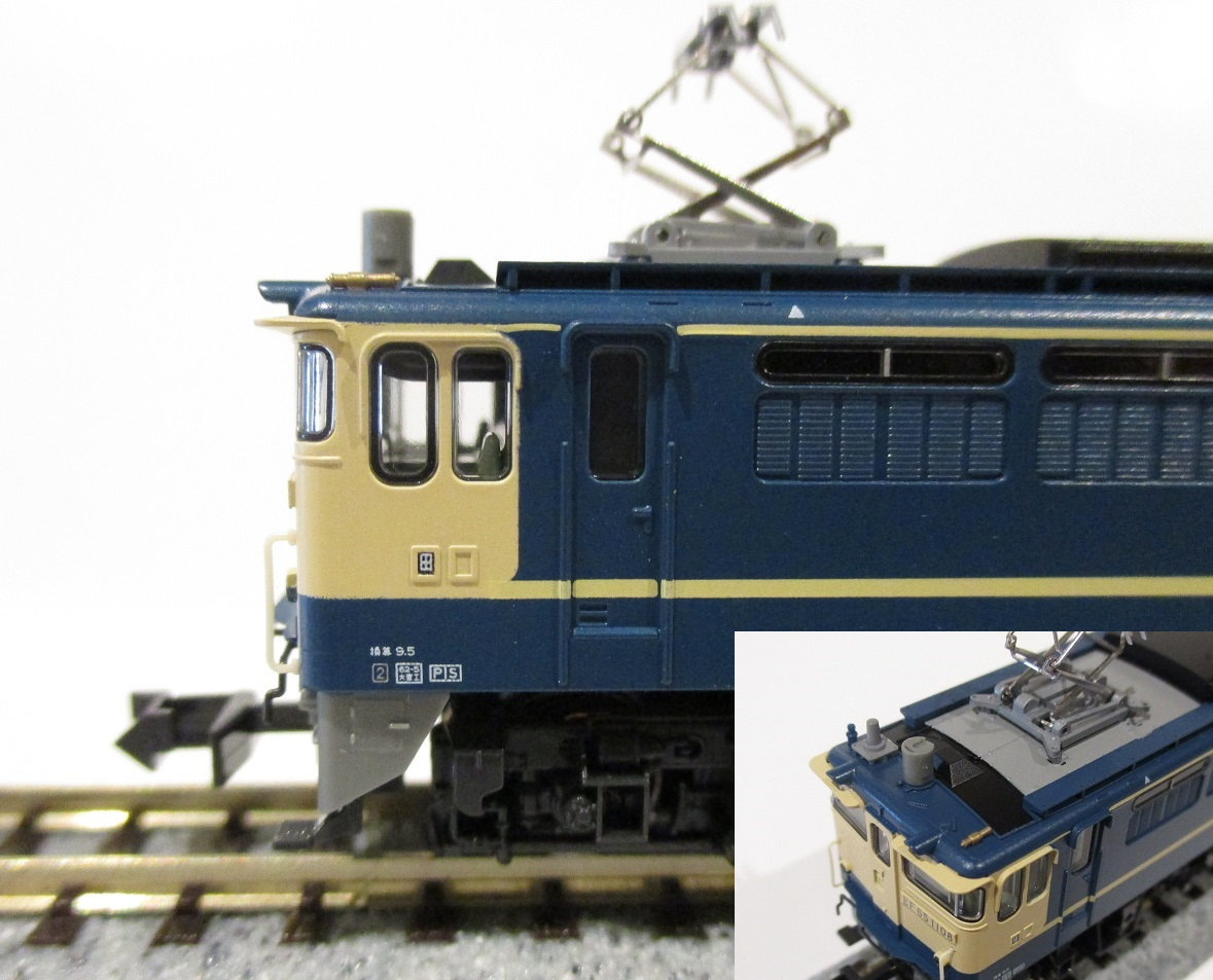 区名札入 Ef65 1108 田端機関区 黒hゴム Kato京都駅店