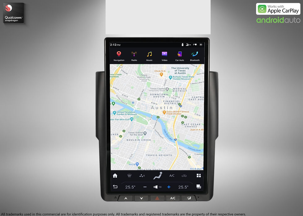 Thumbnail: 2013-2018 Dodge Ram 14.4" Android Navigation System Apple CarPlay, Android Auto
