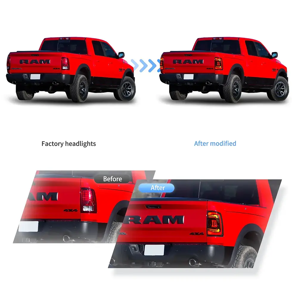 Thumbnail: 09-18 Dodge Ram 1500/2500/3500 LED Upgrade Tail Lights