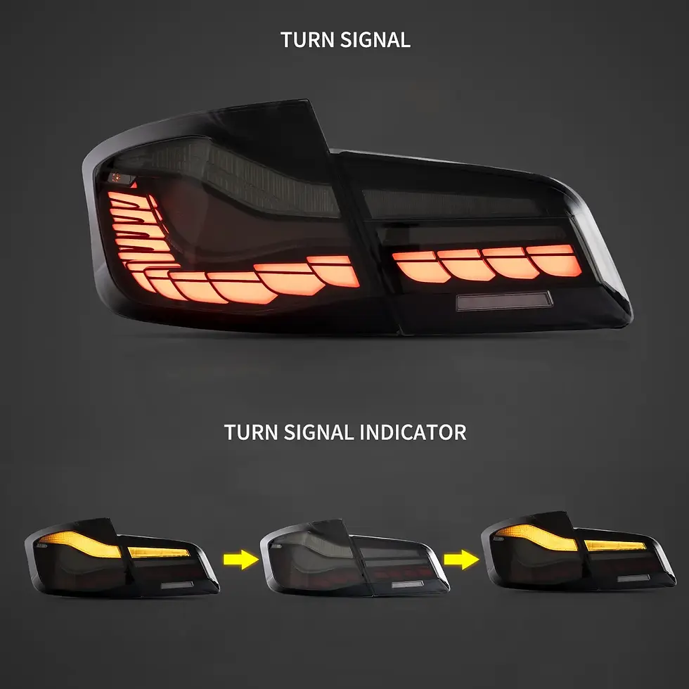 Thumbnail: 11-17 BMW 5 Series M5 6th Gen Vland OLED Tail Lights [CS Style]