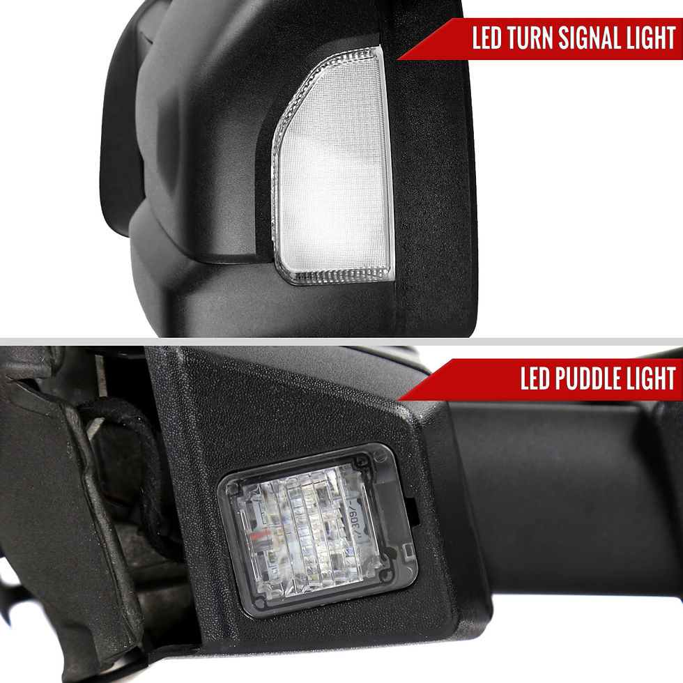 Thumbnail: 2016-2022 Nissan Titan LEFT & RIGHT Power Adjustable Towing Mirrors