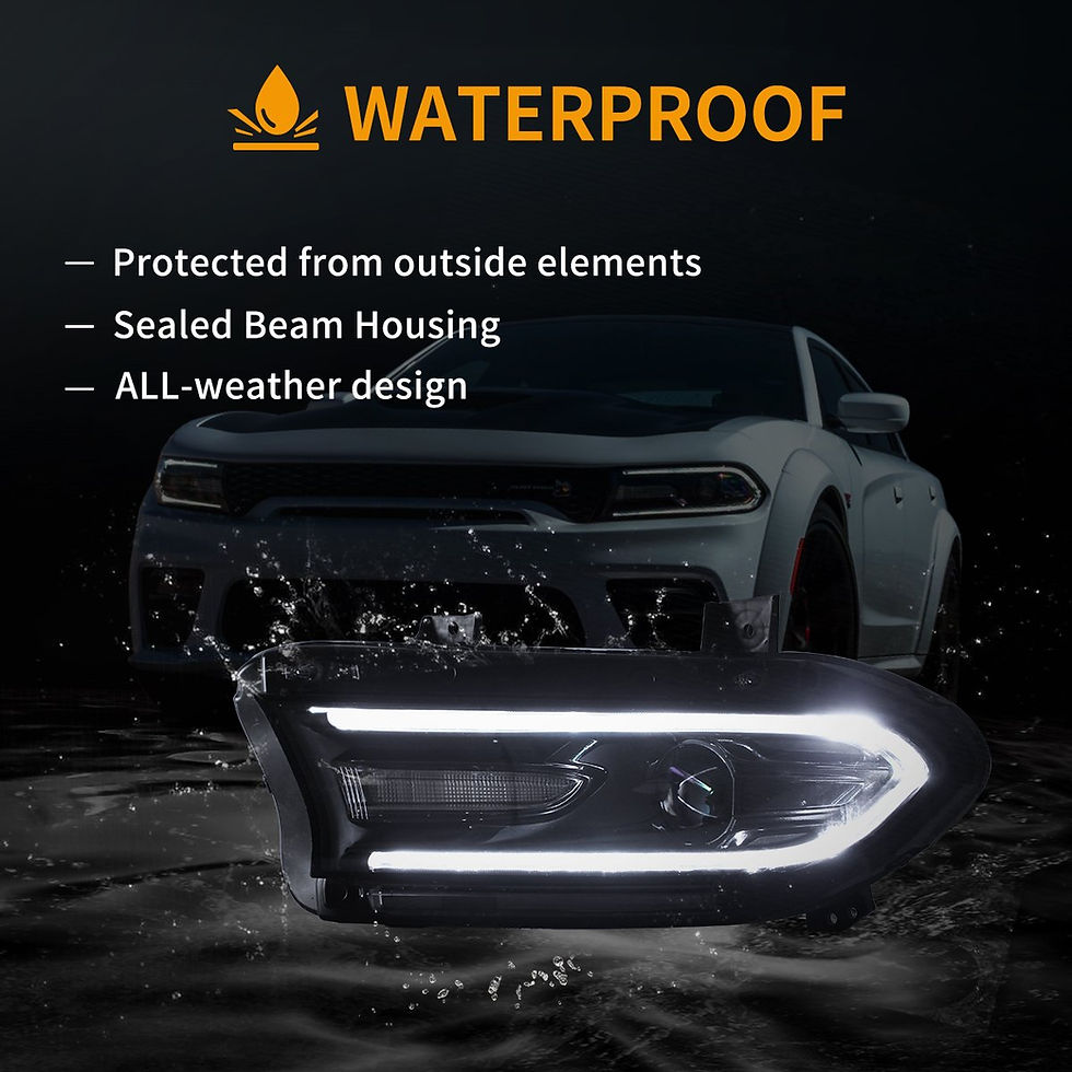 Прев'ю: Dodge Charger Dual Beam Projector Headlights 2015-2023
