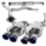 الصورة المصغرة: 2008-2014 Subaru Impreza WRX STI Sedan Dual Catback Exhaust System