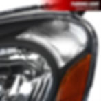 الصورة المصغرة: 2002-2004 Acura RSX 2002-2004 Black Housing Clear Lens Headlights