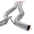 الصورة المصغرة: 2015-2021 Ford Mustang 2.3L EcoBoost Stainless Steel Dual Catback Exhaust Syste