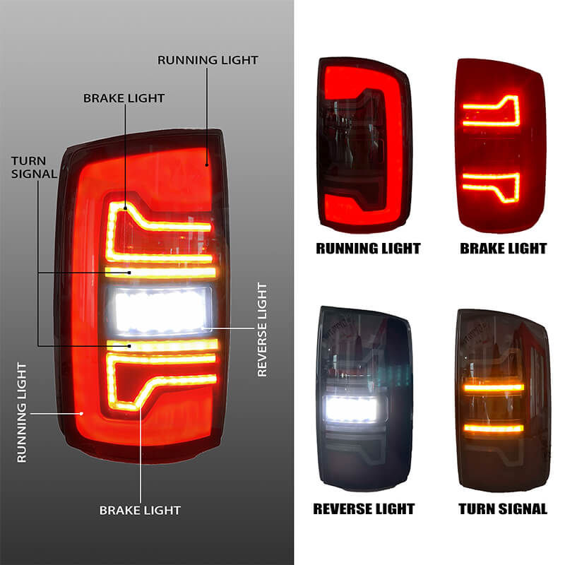 Thumbnail: Dodge Ram 1500 2003-2006 Ram 2500 3500 LED Tail Light (Smoked)
