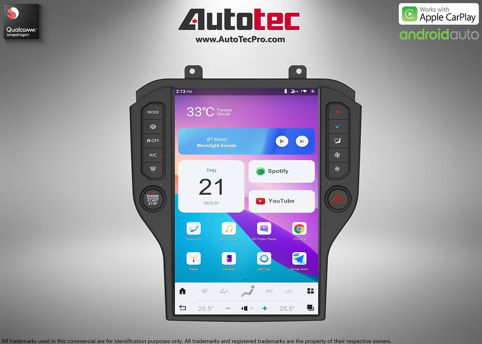 Μικρογραφία: Dodge Caravan 2008-2018 OEM Fit 8" HD Touch Screen Navigation System