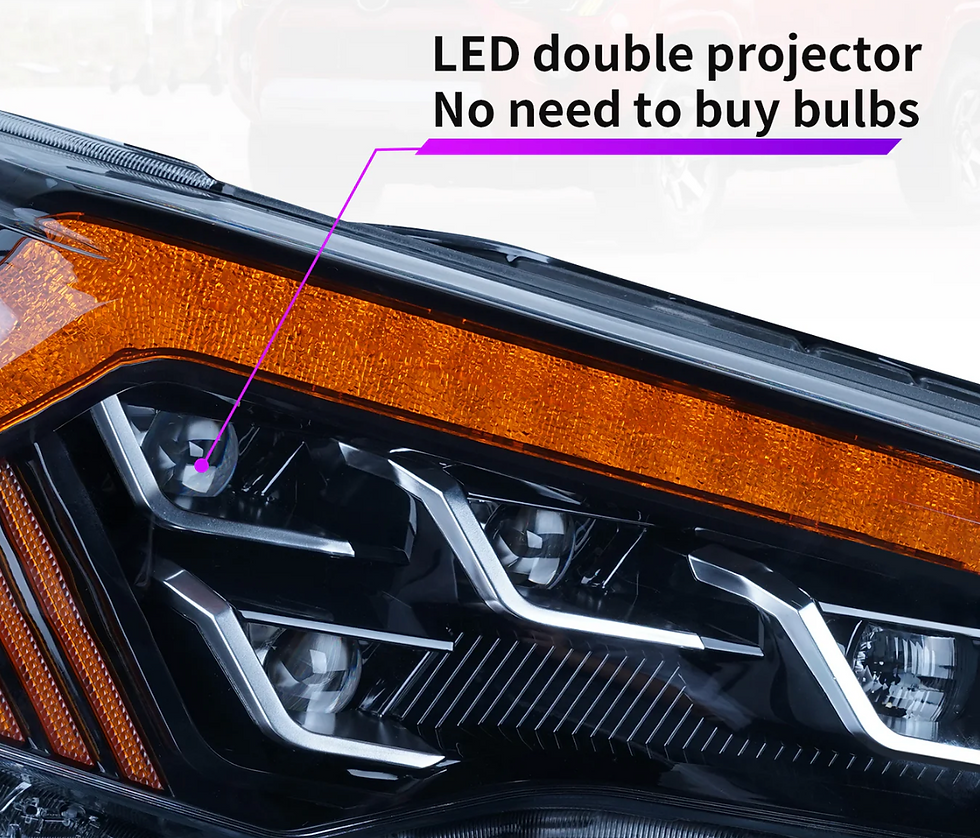 Miniaturbild: ARCHAIC Full LED Headlights Assembly For Toyota 4Runner 2014-2020