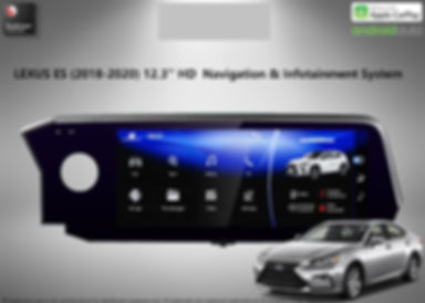 2018-2020 Lexus ES 12.3" HD Apple CarPlay Android Auto