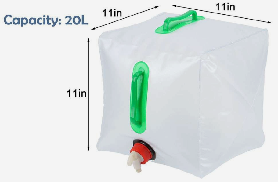 الصورة المصغرة: 20 LITER COLLAPSIBLE WATER CONTAINER