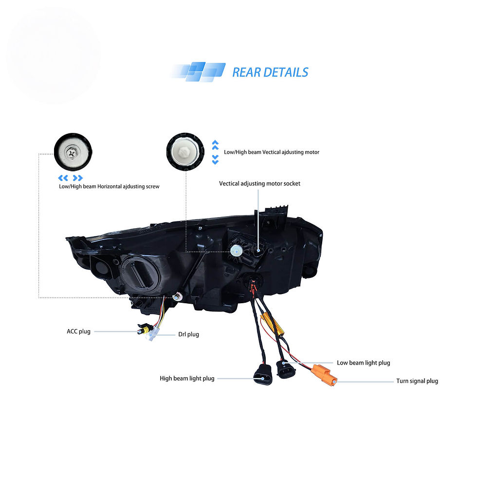 Thumbnail: Honda Civic LED Chrome Headlights for 2016-2021