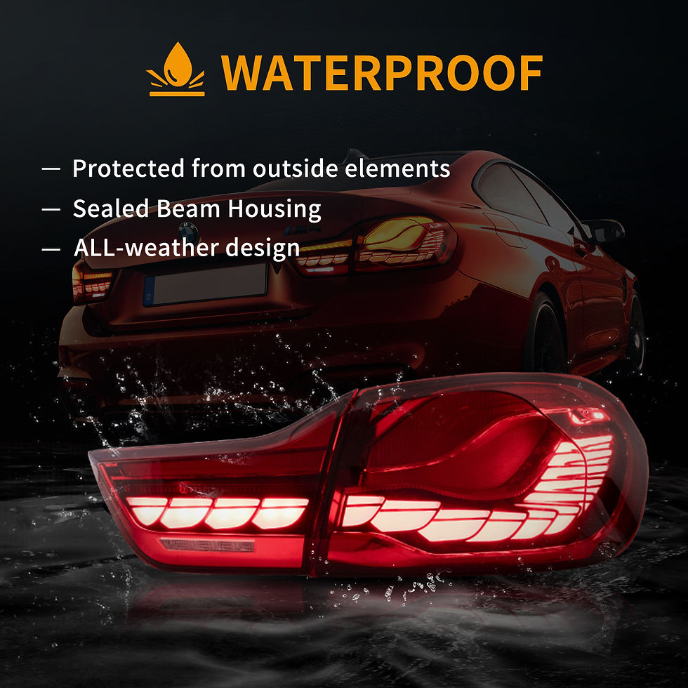 Thumbnail: 2014-2020 BMW 4 Series M4 OLED Tail Lights With Gts Style
